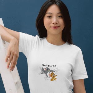 Tom and Jerry Action Pose T-Shirt – Retro Cartoon Graphic Tee