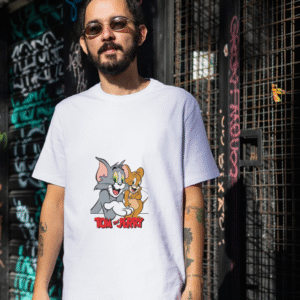 Classic Tom and Jerry Graphic T-Shirt – Unisex Cotton Tee